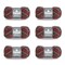 Patons Kroy Socks Grey Brown Marl Yarn - 6 Pack of 1.75oz/50g - Blended Fiber - 1 Super Fine - 166 Yards - Knitting/Crochet